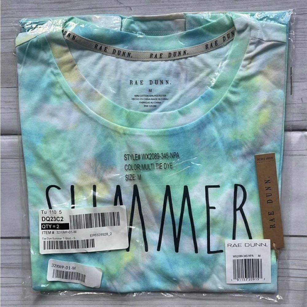 Rae Dunn Graphic Tee Short Sleeve Size Medium - Picture 4 of 5